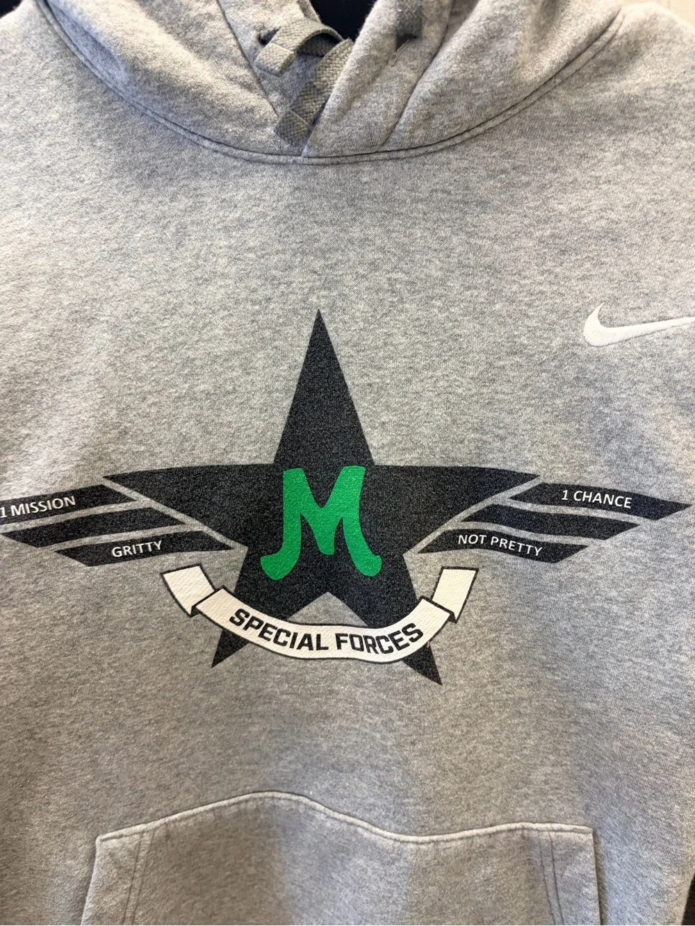 Classic Nike Gray Hoodie - Marshall Thundering Herd